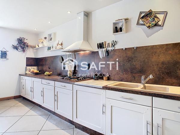 Maison Centre Ville Aime avec jardin et belle terrasse avec vue panoramique