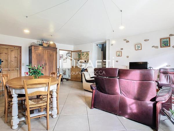 Maison Centre Ville Aime avec jardin et belle terrasse avec vue panoramique