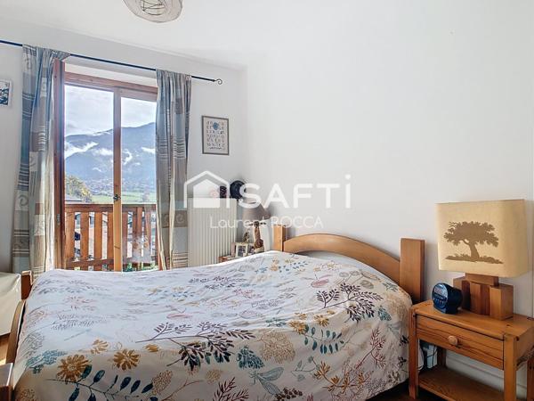 Maison Centre Ville Aime avec jardin et belle terrasse avec vue panoramique