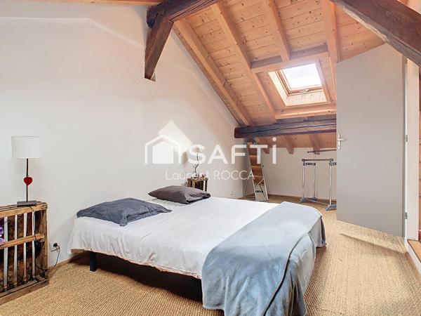 Maison Centre Ville Aime avec jardin et belle terrasse avec vue panoramique