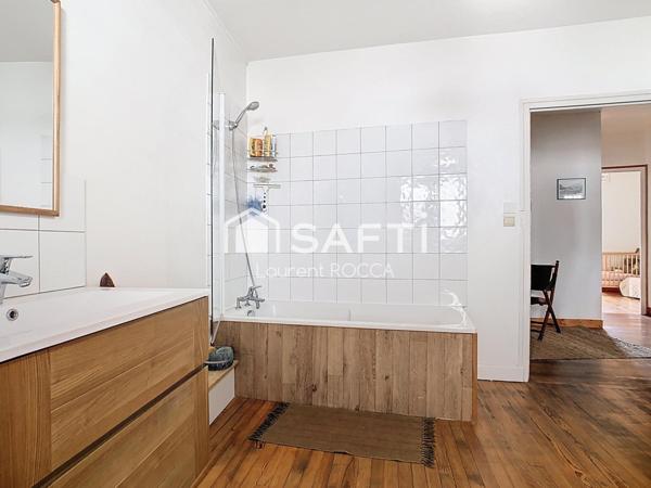 Maison Centre Ville Aime avec jardin et belle terrasse avec vue panoramique