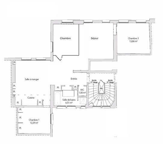 Appartement Paris 9e - NOTRE DAME DE LORETTE