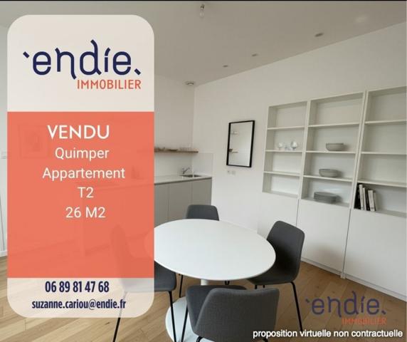 Vendu ! Quimper – Quartier Gare Appartement T2