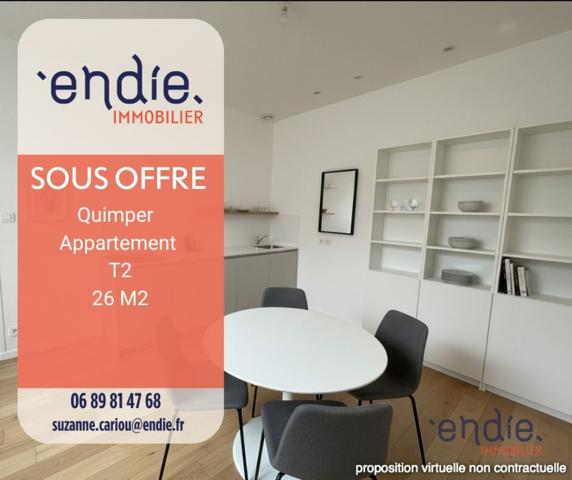 Vendu ! Quimper – Quartier Gare Appartement T2