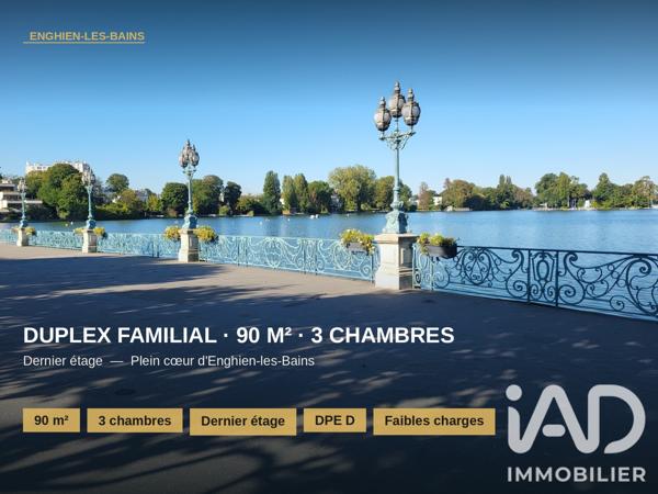 Appartement à vendre 4 pièces 90 m² Enghien-les-Bains