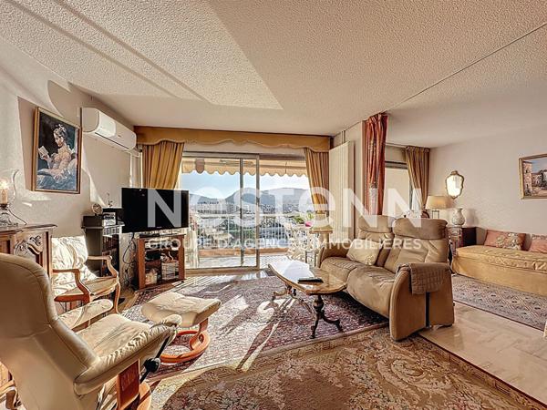 MANDELIEU : 3P CANNES MARINA plein SUD avec grand garage