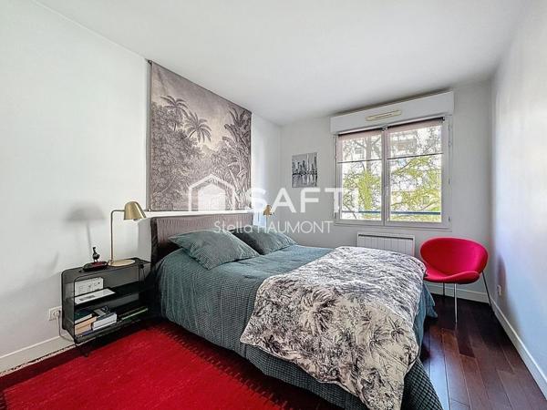 4P avec 3 chambres, un balcon et une place de parking en sous-sol