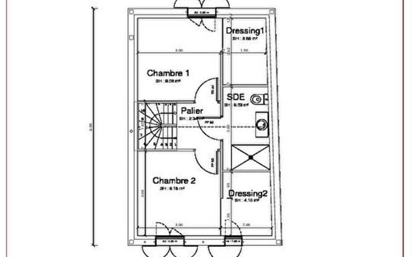 Maison à louer    3 pièces • 68,66 m2 Thairé