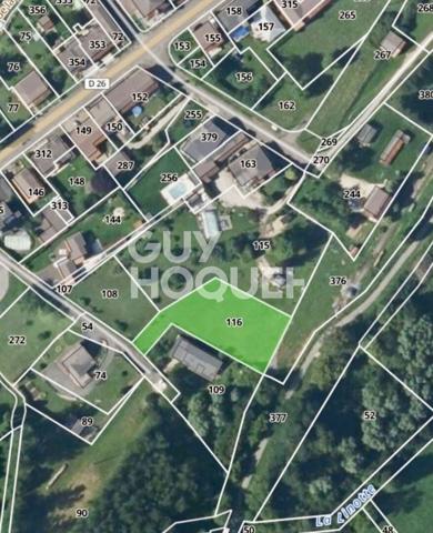 Terrain à bâtir viabilisé -1 631 m² -Dampierre-sur-Linotte (70230)