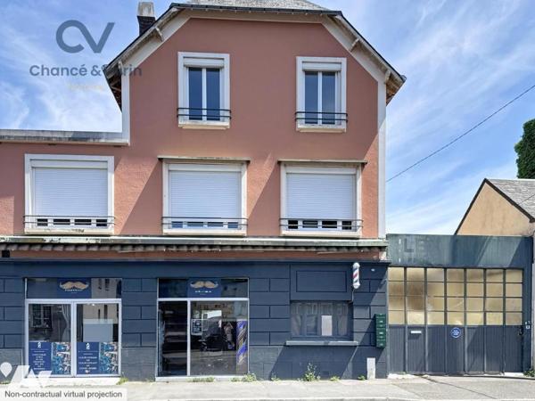 LISIEUX Immeuble complet 1 local commercial et 2 appartements