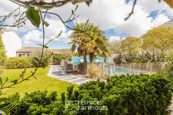 Contemporaine de caractère née d’un ancien chai avec vue contemplative