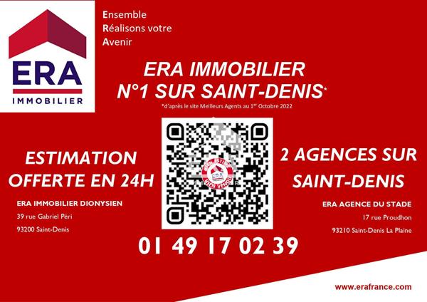 Appartement F2 - 90m² d'extérieur & parking - Quartier Stade de France
