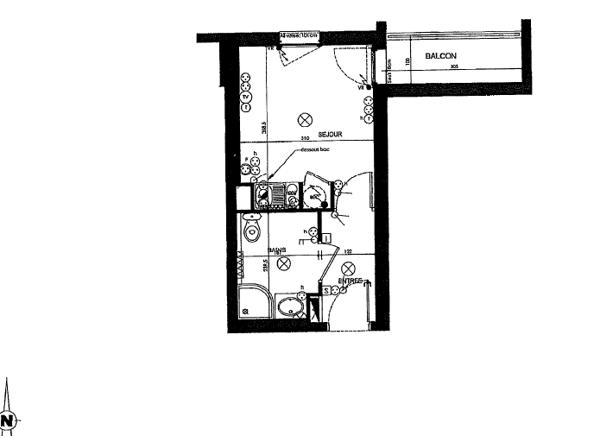 STUDIO Balcon et Parking