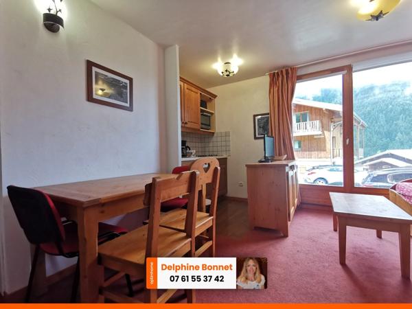 Valfréjus, appartement 2P/ T2 de 24.45 m2 en bordure d'une piste de ski