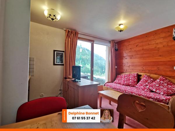 Valfréjus, appartement 2P/ T2 de 24.45 m2 en bordure d'une piste de ski