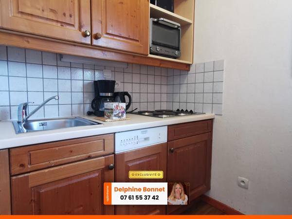 Valfréjus, appartement 2P/ T2 de 24.45 m2 en bordure d'une piste de ski