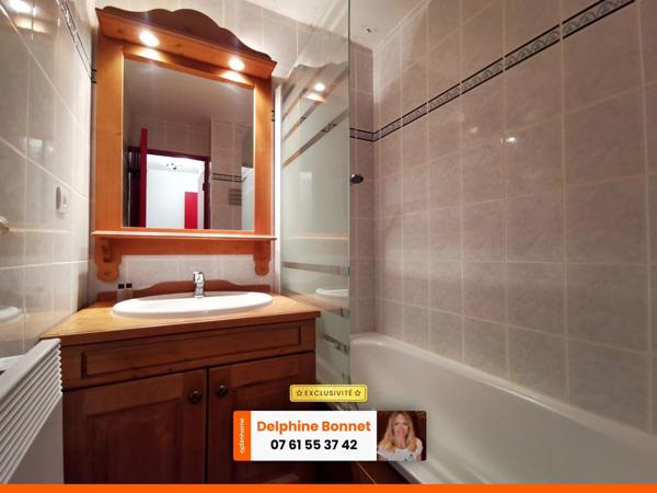 Valfréjus, appartement 2P/ T2 de 24.45 m2 en bordure d'une piste de ski