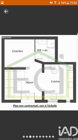 Appartement à vendre 2 pièces 35 m² Rogny-les-Sept-Écluses