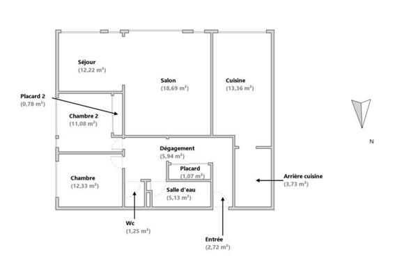 Appartement Rouen - bois guillaume - mont saint aignan - Gare rive droite 2 chambres 90m² Terrasse 30m² Sud parking sous sol Grand séjour salon Cuisine commerces 200m