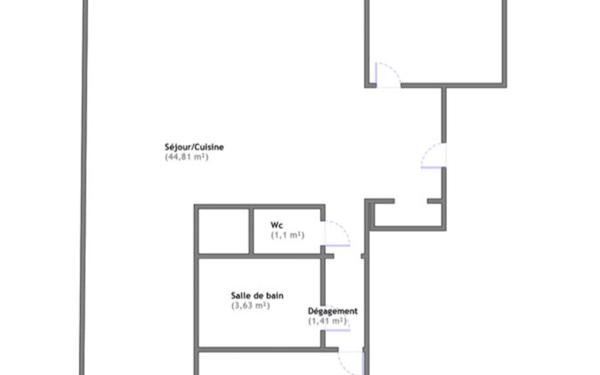 Appartement à vendre    3 pièces • 70,85 m2 Montreuil