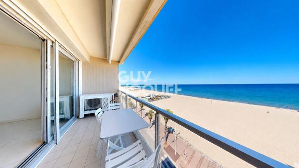 Appartement T3 traversant avec studio intégré - 97m2 - Vue mer à Canet-Plage !