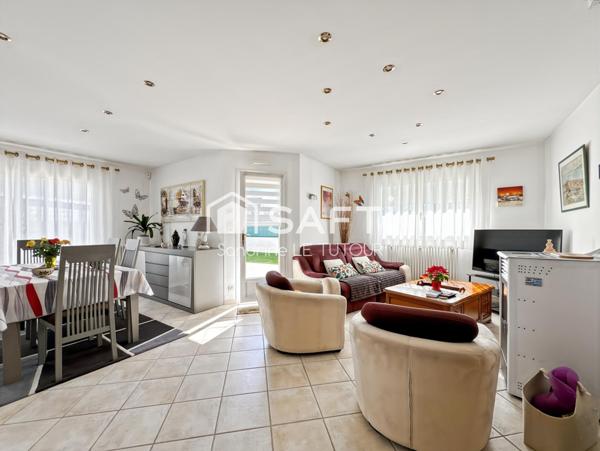 Maison 4 pièces avec garage et jardin