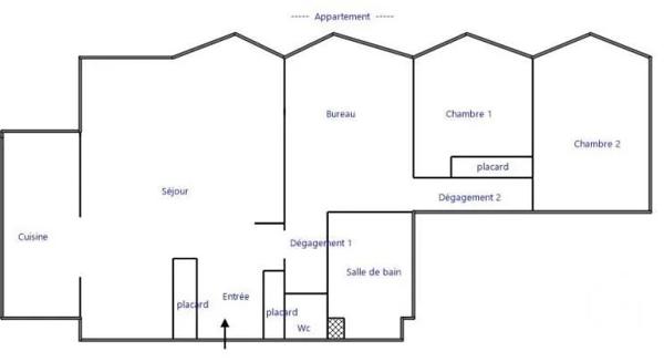 Appartement T4 à vendre  4 pièces - 95,31 m 2   RENNES  - 35