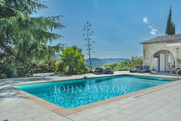 Peymeinade - Villa de charme provençale avec vue panoramique imprenable