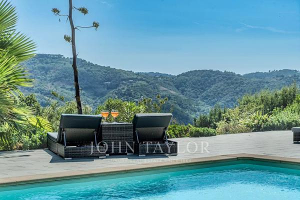 Peymeinade - Villa de charme provençale avec vue panoramique imprenable