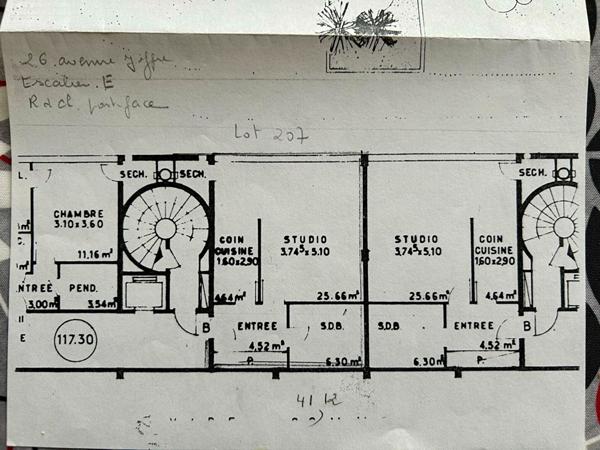 Appartement Garches 1 pièce(s) 40.5 m2