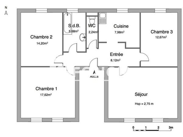 Location Appartement 4 pièces 90.63 m² - 39 A RUE DE LA CARPE HAUTE Strasbourg Robertsau 67000