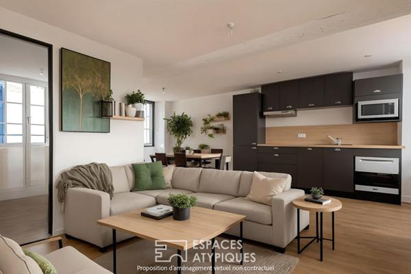 Appartement de caractère au coeur de l’île