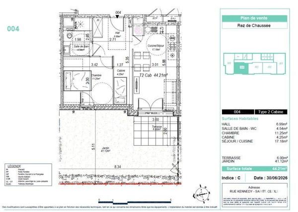 Appartement à vendre 2 pièces 44 m² Camiers