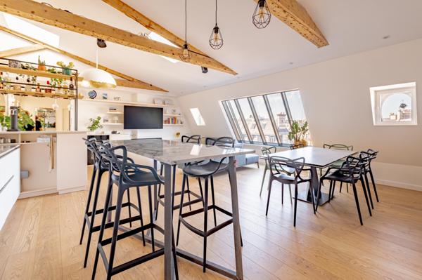 Paris (75001) Dernier étage avenue de l'Opéra - vue monumentale