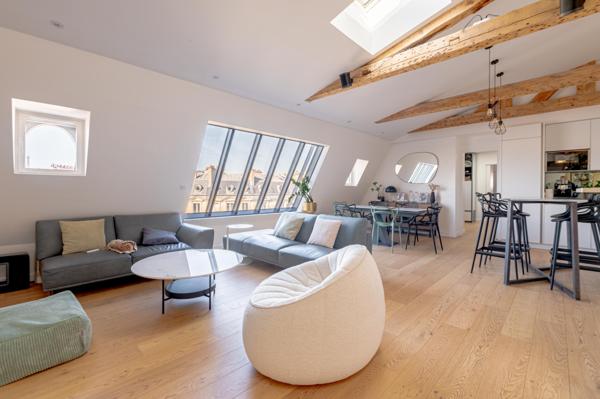 Paris (75001) Dernier étage avenue de l'Opéra - vue monumentale