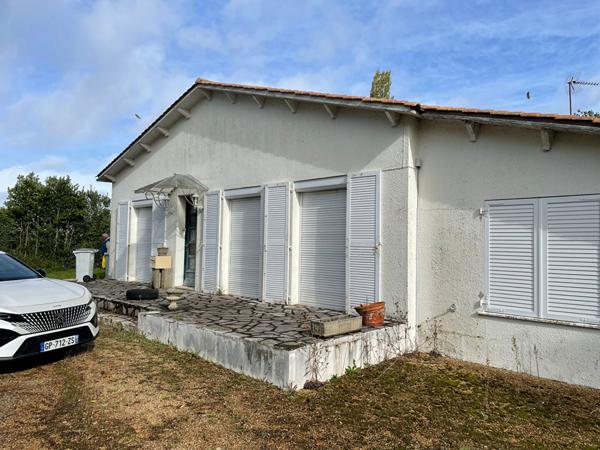 2 min Rochefort : Echillais, Maison Plain-Pied 3 chambres et jardin