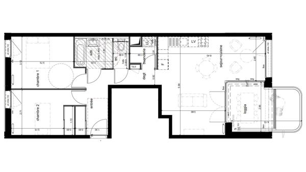 Appartement à vendre 3 pièces 69 m² Annecy