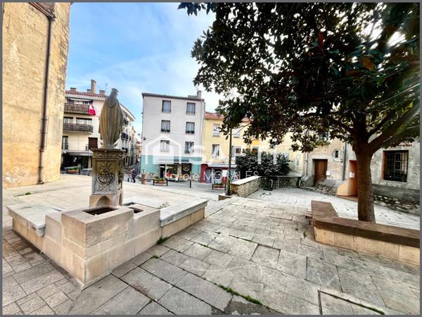 ARGELES-SUR-MER VILLAGE, FOND DE COMMERCE A VENDRE DANS RUE PASSANTE