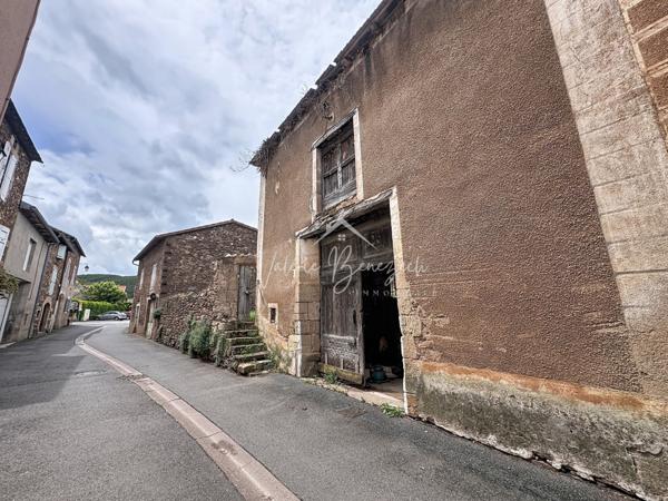 Vabres-l'Abbaye (12400) Grange en pierres à rénover avec jardin en un ou plusieurs logements !