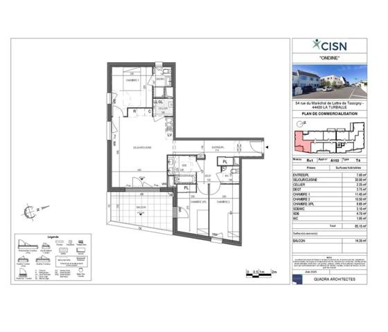 Appartement neuf à vendre à Turballe (44420)