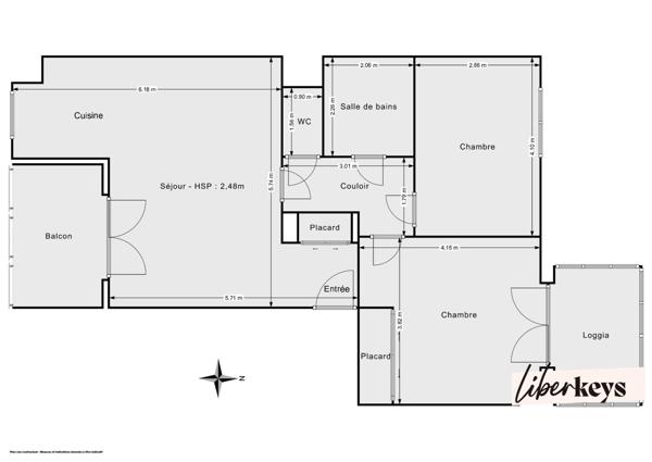 Appartement T3 récent en dernier étage avec 2 extérieurs - Secteur Parilly en bas du métro D