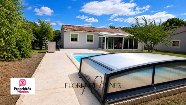PALAJA  Maison familiale Plain-Pied 128 m² - 4 chambres + bureau - Piscine - 2 garages - DPE A/A