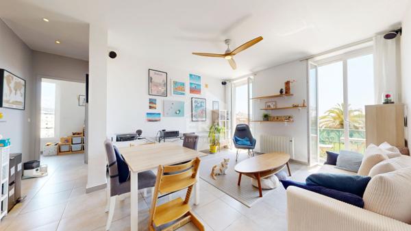 NICE - BAUMETTES : VASTE 4 PIÈCES AVEC BALCON VUE DÉGAGÉE, JARDIN PRIVATIF, CAVE ET PARKING