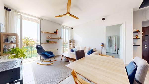 NICE - BAUMETTES : VASTE 4 PIÈCES AVEC BALCON VUE DÉGAGÉE, JARDIN PRIVATIF, CAVE ET PARKING