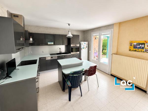 ANSTAING - Maison semi-individuelle 96m² - 3 ch - Garage Parking Jardin