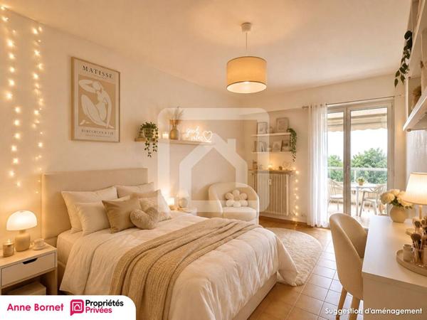 Appartement 4 pièces 106 m2, terrasse, balcon, garage fermé, cave