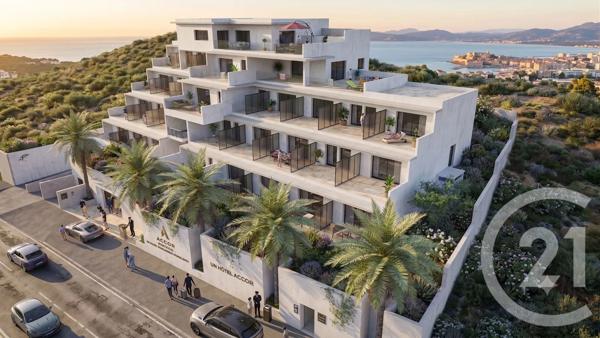 Appartement T1 à vendre  1 pièce - 22,28 m 2   PORTICCIO  - 201