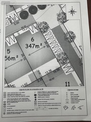 Terrain à Batir à vendre à Moëlan-sur-Mer dans le Finistère (29350), ref : 56029-1206