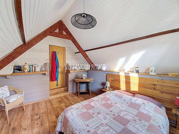 Maison vue mer en pierres avec extension bois, jardin , 3 chambres , sur Plouha