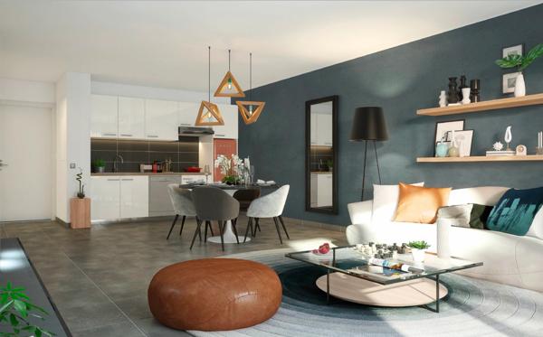 Appartement à vendre 2 pièces 45m2 - VINCENNES (94) - balcon Sud - parking